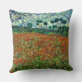 ファンゴッホ – ポピー絵画フィールド クッション (裏面)