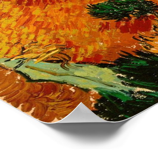 ファンゴッホ – ランドスケープと家とフローマン ポスター (角)