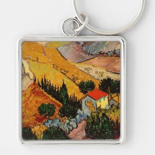 ファンゴッホ – ランドスケープハウスフローマン キーホルダー (正面)