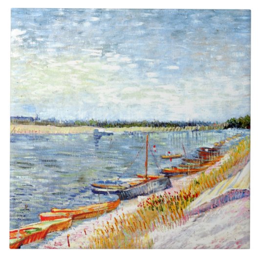 ファンゴッホ – リバーランドスケープ タイル (正面)