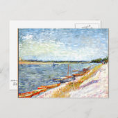 ファンゴッホ – リバーランドスケープ ポストカード (正面/裏面)