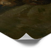 ファンゴッホ – リンゴのバスケット ポスター (角)