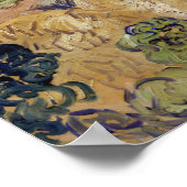 ファンゴッホ – リーパー・オーバーと小麦フィールド ポスター (角)