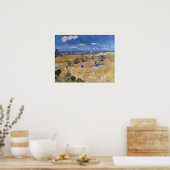 ファンゴッホ – リーパー・オーバーと小麦フィールド ポスター (キッチン)