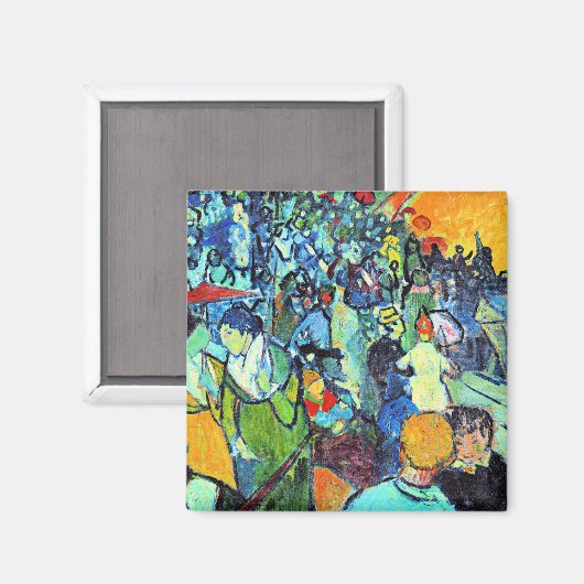 ファンゴッホ – レアレネス、有名絵画な マグネット (正面/裏面)