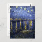 ファンゴッホ – ローネの星空の夜(1888) ポストカード (正面/裏面)