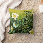 ファンゴッホ – ワイルドバラ クッション (ブランケット)