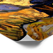 ファンゴッホ – 丘の上の2つのポプラ – 1889 ポスター (角)