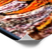 ファンゴッホ – 六本のひまわり花瓶 ポスター (角)