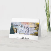 ファンゴッホ：冬の風景 カード (裏面)