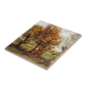 ファンゴッホ – 四本木の秋の風景 タイル (側面)