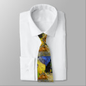 ファンゴッホ「夜のカフェテラス」 ネクタイ (タイ)