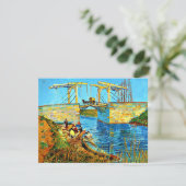 ファンゴッホ – 女性とアルルのラングロス橋 カード (スタンド正面)