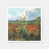 ファンゴッホ – 小麦の緑の耳 スタンダードカクテルナプキン (正面)