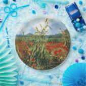 ファンゴッホ – 小麦の緑の耳 ペーパープレート (パーティー)