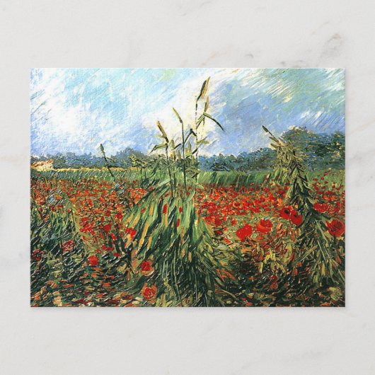 ファンゴッホ – 小麦の緑の耳 ポストカード (正面)