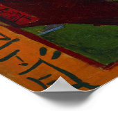 ファンゴッホ – 広重の後に咲く梅園 ポスター (角)