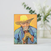 ファンゴッホ – 忍耐エスカレーターポートレート, 1888 ポストカード (スタンド正面)