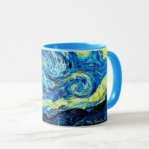 ファンゴッホ – 星の夜、有名絵画な マグカップ