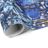 ファンゴッホ – 星空の夜メリークリスマス ラッピングペーパー (ロールコーナー)