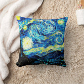 ファンゴッホ – 星空の夜 クッション (ブランケット)