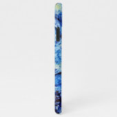 ファンゴッホ – 星空の夜 – 白いクリスマスポー iPhoneケース (右側)