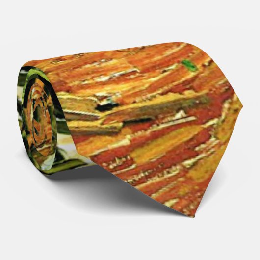 ファンゴッホ – 木と姿の風景 ネクタイ (ロール)