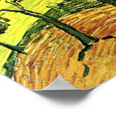 ファンゴッホ – 木と姿の風景 ポスター (角)