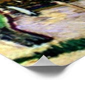 ファンゴッホ – 果樹園サイプレスに囲まれた ポスター (角)