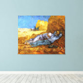 ファンゴッホ：正午の休憩時間 キャンバスプリント (インサイチュ (ウッドフロア))