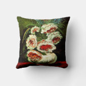 ファンゴッホ：牡丹の花瓶 クッション (裏面)