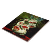 ファンゴッホ:牡丹の花瓶 タイル (側面)