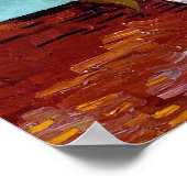 ファンゴッホ – 花瓶に3つのひまわり – ファインアート ポスター (角)