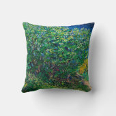 ファンゴッホ-薄紫ブッシュ クッション (裏面)