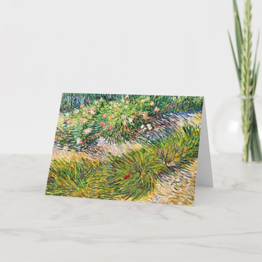 ファンゴッホ – 蝶とコーナー カード (正面)