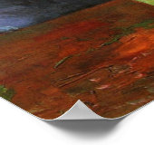 ファンゴッホ – 赤いケシの花瓶 ポスター (角)