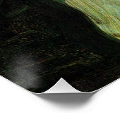 ファンゴッホ – 赤いリボンを持つ女性のポートレート ポスター (コーナー)