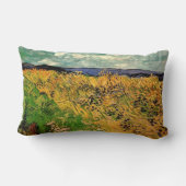 ファンゴッホCornflowersと小麦フィールド。 ランバークッション (裏面)