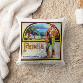 ファンシア・オレンジ クッション (ブランケット)