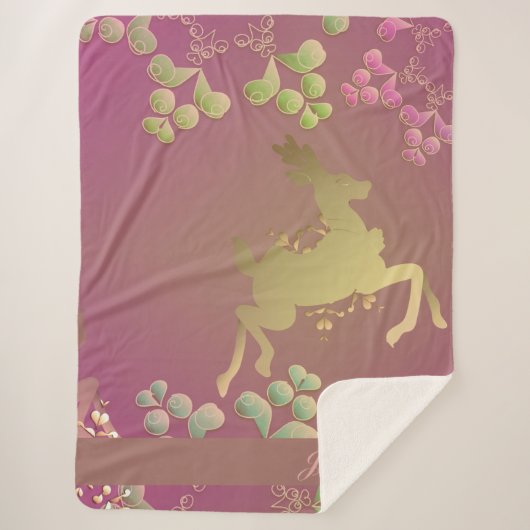 ファンシフルトナディアスノーフレークシェルパブランケット シェルパブランケット (正面)