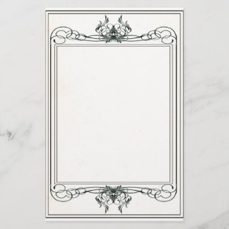 ファンシーでビクトリアンな文房具 便箋