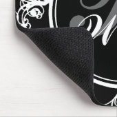 ファンシーでモノグラムのなマウスパッド マウスパッド (コーナー)