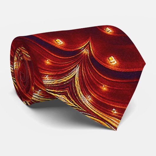 ファンシーで抽象的なパターンタイ ネクタイ (ロール)