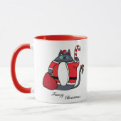 ファンシーなクリスマスのマグ マグカップ (左)