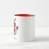 ファンシーなクリスマスのマグ マグカップ (中央)