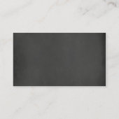 ファンシーなケーキが付いている黒板のベーカリーの名刺 名刺 (裏面)