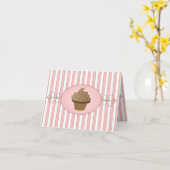 ファンシーなケーキ カード (黄色い花)