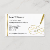 ファンシーなコピーライターの名刺 名刺 (裏面)