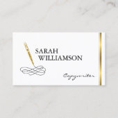 ファンシーなコピーライターの名刺 名刺 (正面)