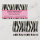 ファンシーなデザイン 名刺 (正面/裏面)